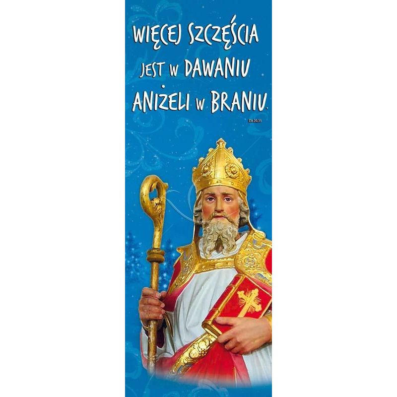 Baner Bożonarodzeniowy - Więcej szczęścia jest w dawaniu aniżeli w braniu