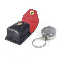 Pojemnik metalowy na olej w etui, na palec, nikiel (12)