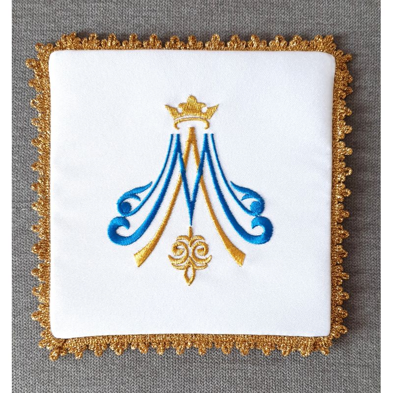 Palka haftowana wzór maryjny M - Palka haftowana wzór maryjny M