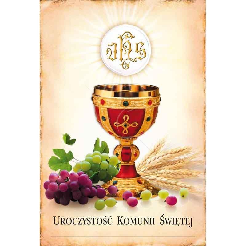 Plakat – Uroczystość Komunii Świętej - Plakat – Uroczystość Komunii Świętej