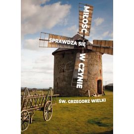 Plakat -Miłość sprawdza się w czynie - Plakaty religijne edukacyjne, sentencje