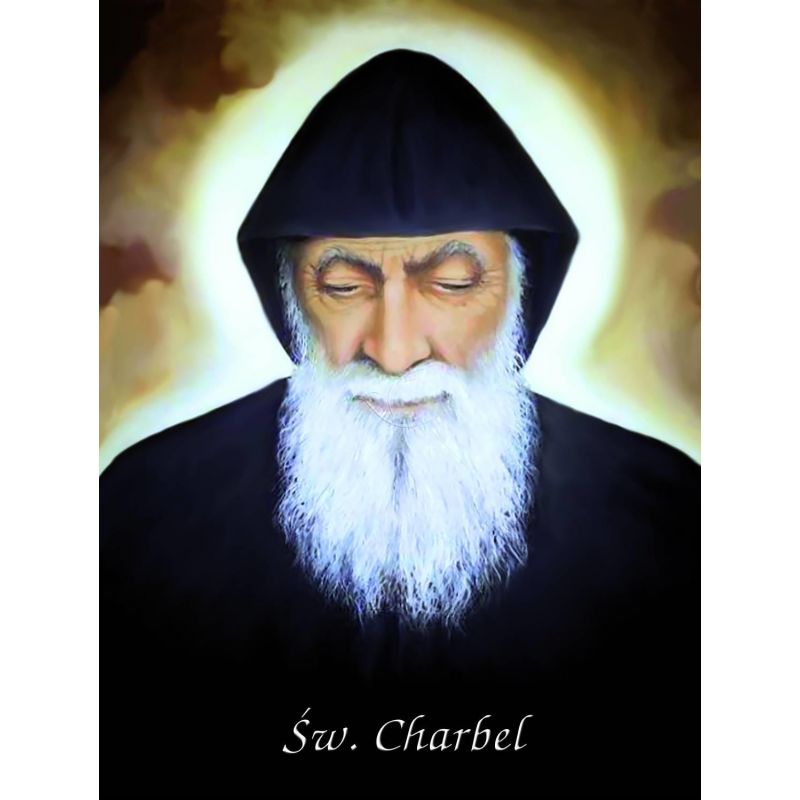 Obraz 30x40 - Św. Charbel - Obraz 30x40 - Św. Charbel