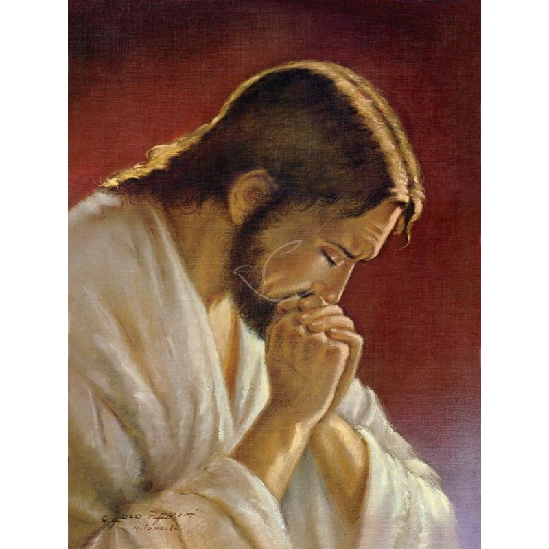 Obraz 30x40 - Jezus modlący - Obraz 30x40 - Jezus modlący