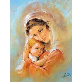 Obraz 30x40 - Matka Boża Karmiąca - OBRAZY RELIGIJNE