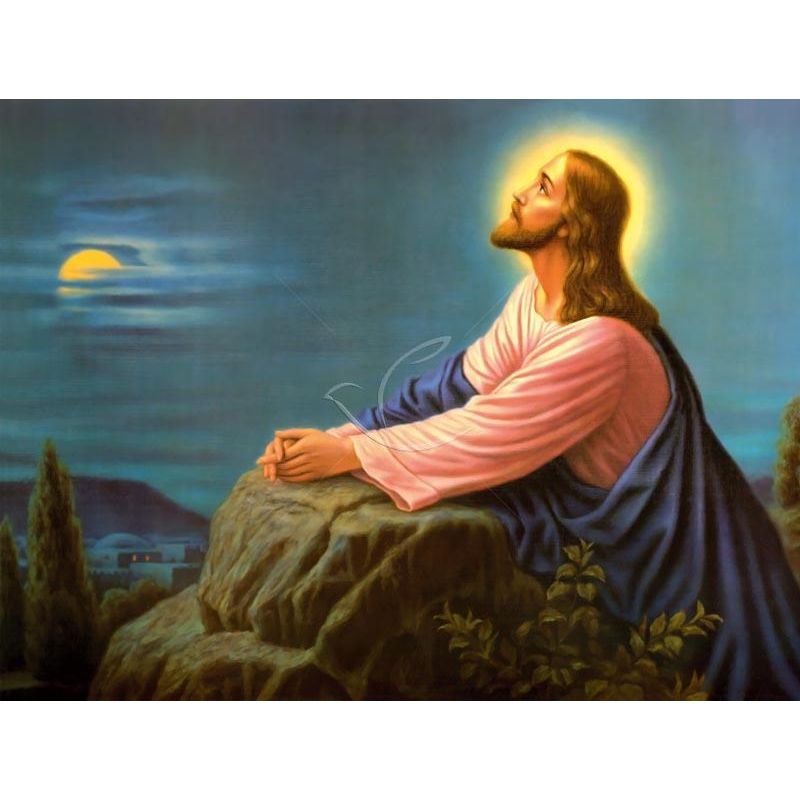 Obraz 30x40 - Jezus modlący - Obraz 30x40 - Jezus modlący