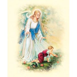 Obrazek 20x25 - Anioł Stróż (8) - OBRAZY RELIGIJNE