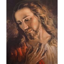 Obrazek 20x25 - Twarz Jezusa - OBRAZY RELIGIJNE