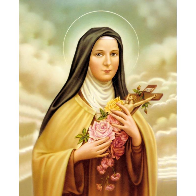 Obrazek 20x25 - Święta Teresa od Dzieciątka Jezus i Najświętszego Oblicza - Obrazek 20x25 - Święta Teresa od Dzieciątka Jezus i Najświętszego Oblicza