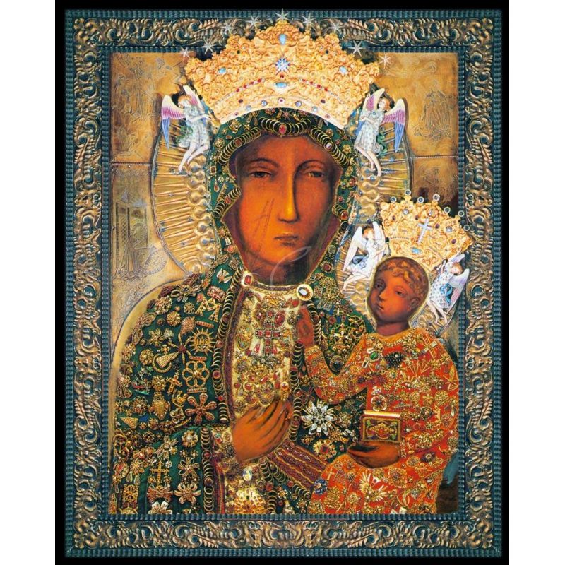 Obrazek 20x25 - Matka Boża Częstochowska - Obrazek 20x25 - Matka Boża Częstochowska