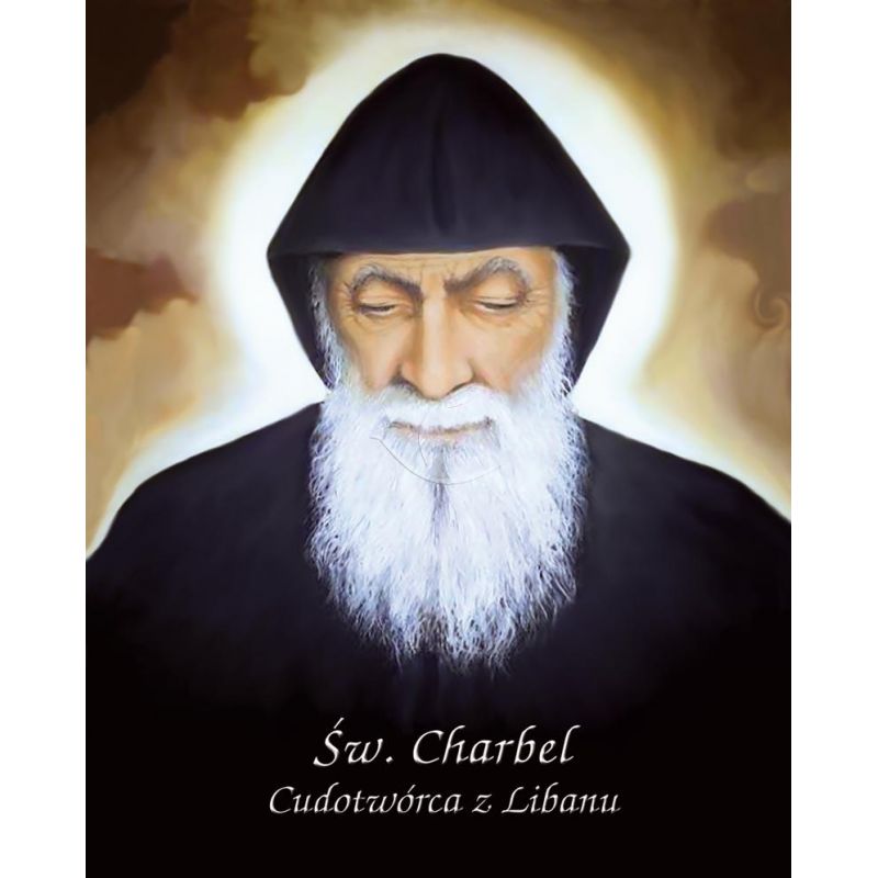 Obrazek 20x25 - Św. Charbel - Obrazek 20x25 - Św. Charbel