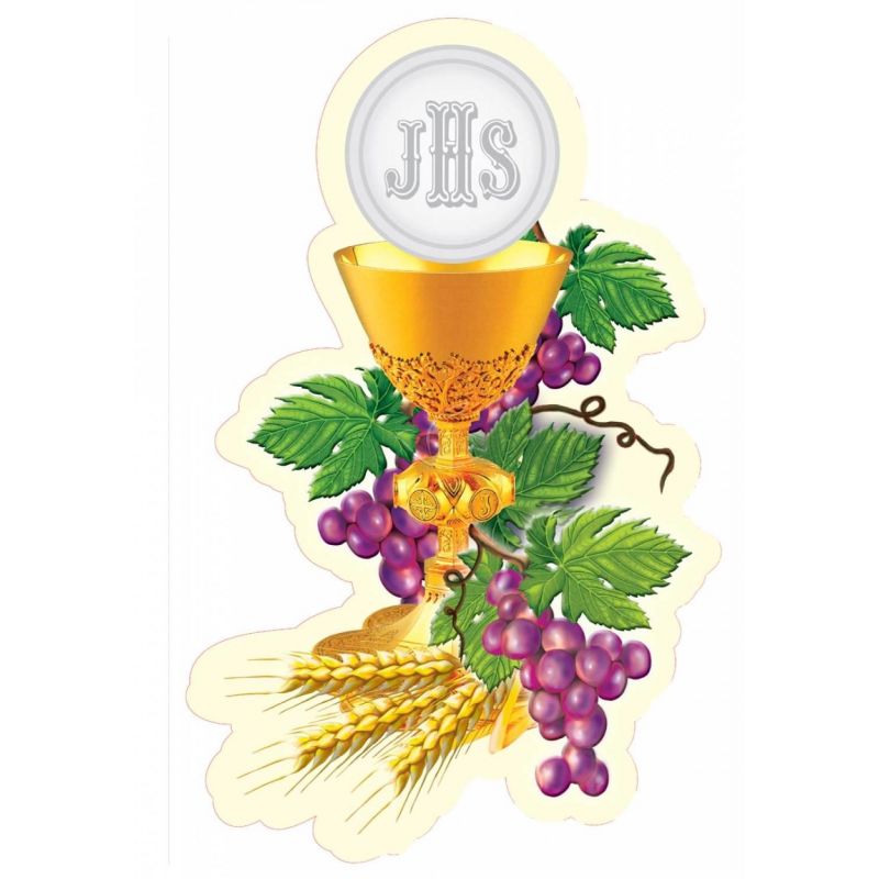 Emblemat na Boże Ciało 50x70 cm - wzór eucharystyczny (7) - Emblemat na Boże Ciało 50x70 cm - wzór eucharystyczny (7)