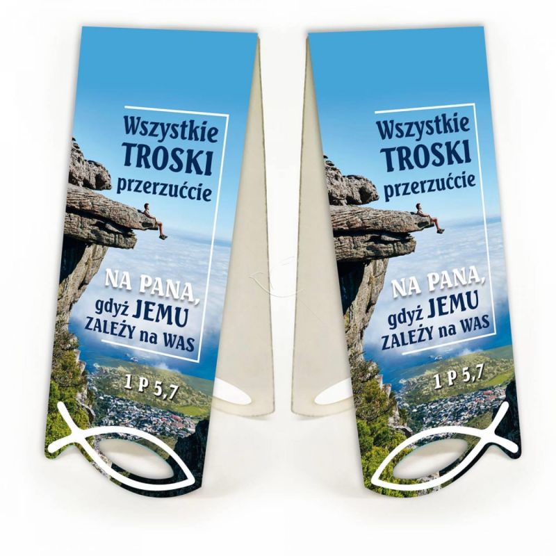 Zakładka Krajobraz Sentencja - Wszystkie troski... - Zakładka Krajobraz Sentencja - Wszystkie troski...