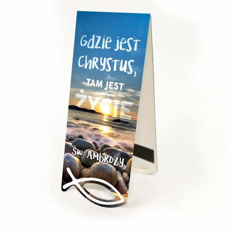 Zakładka Krajobraz Sentencja - Gdzie jest Chrystus... - Zakładka Krajobraz Sentencja - Gdzie jest Chrystus...