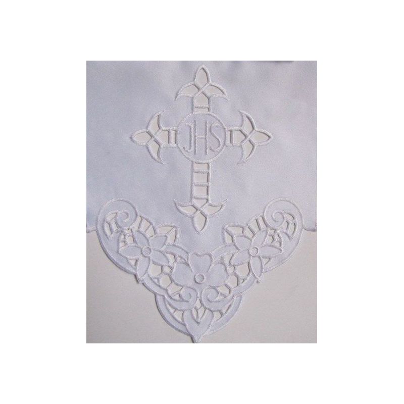 Obrus ołtarzowy haftowany - wzór eucharystyczny (113) - Obrus ołtarzowy haftowany - wzór eucharystyczny (113)