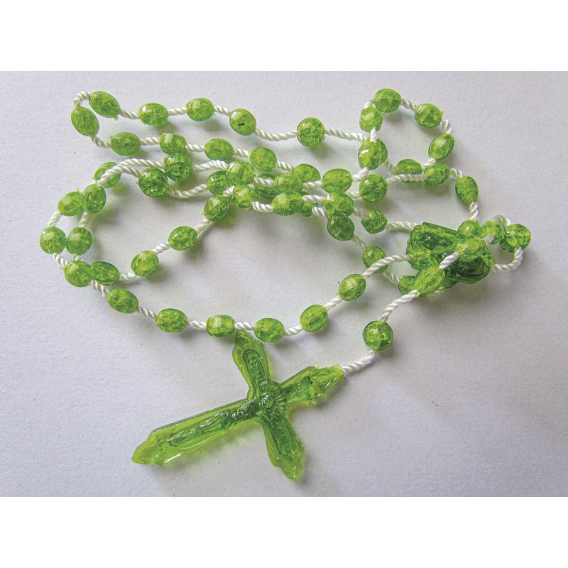 Różaniec plastikowy model peridot - Różaniec plastikowy model peridot