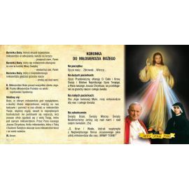 Folder składany Koronka do Miłosierdzia Bożego - Folder religijny