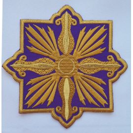 Aplikacja haftowana fioletowa - SZATY LITURGICZNE - Nowość