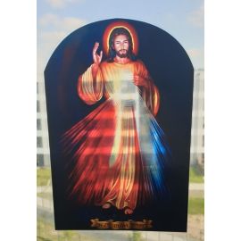 Witraż magnetyczny - Jezu Ufam Tobie