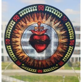 Witraż magnetyczny - Najświętsze Serce Jezusa