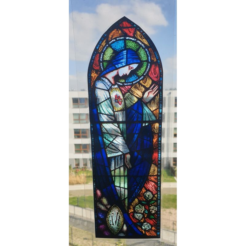 Witraż magnetyczny - Niepokalane Serce Maryi - Witraż magnetyczny - Niepokalane Serce Maryi