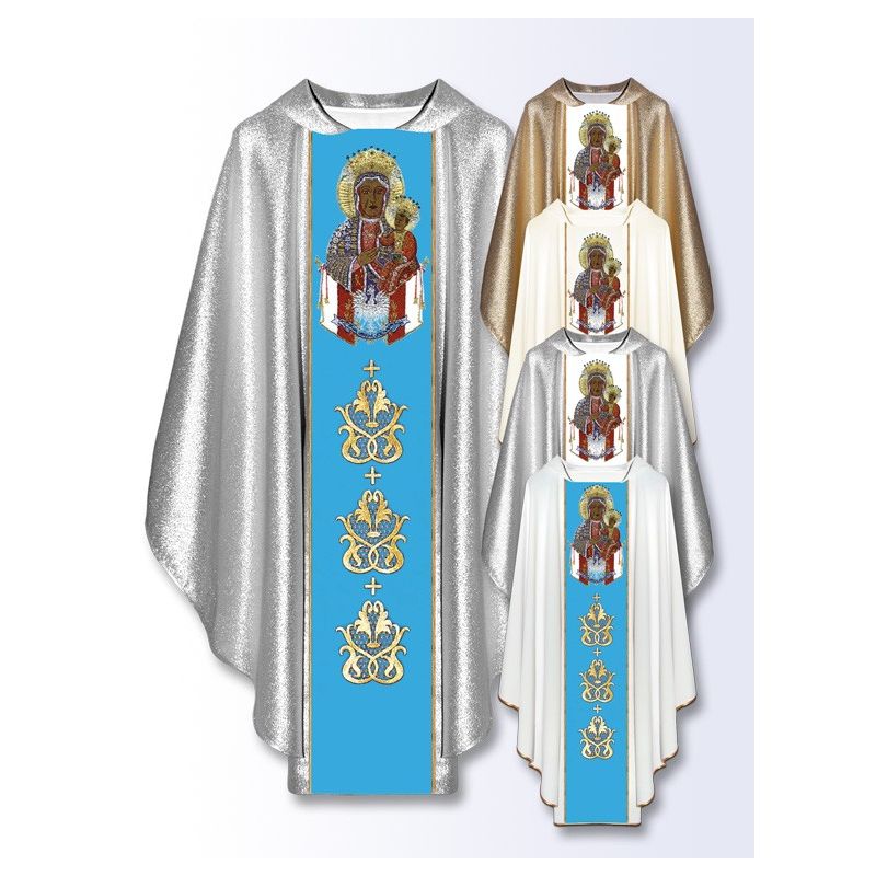 Ornat maryjny Matka Boża Częstochowska (M-14) - Ornat maryjny Matka Boża Częstochowska (M-14)