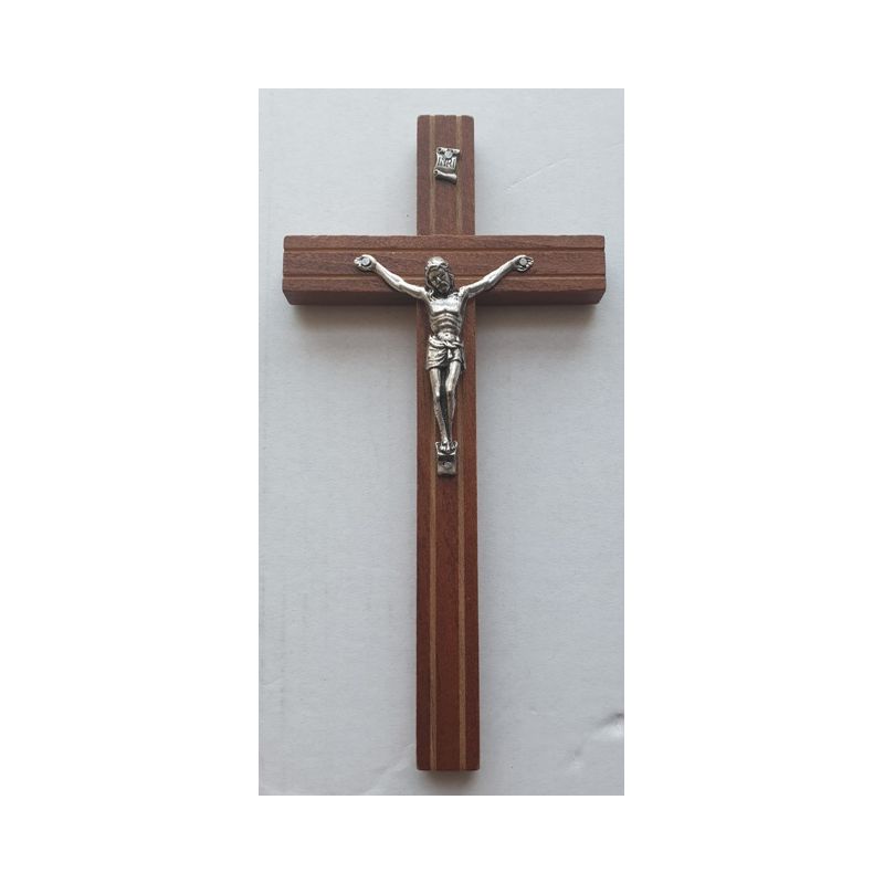 Krzyż drewniany wiszący, frezowany 20,5 cm - Krzyż drewniany wiszący, frezowany 20,5 cm
