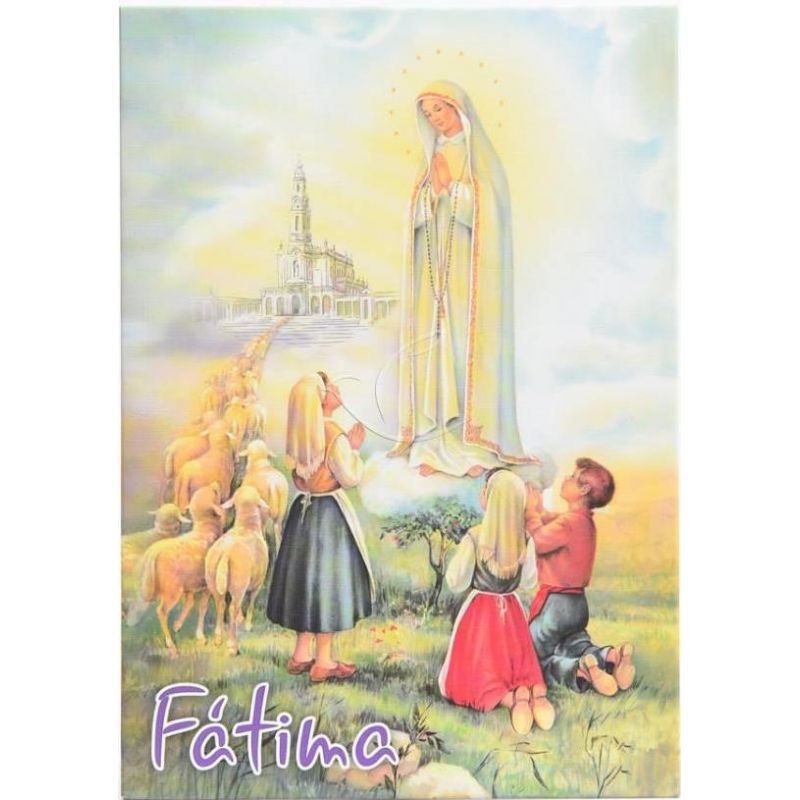 Matka Boża Fatimska - Ikona dwustronna format A5 (2) - Matka Boża Fatimska - Ikona dwustronna format A5 (2)