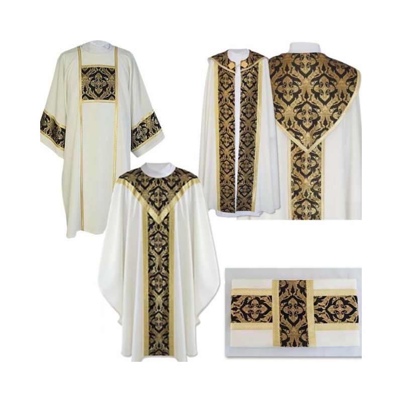 Komplet szat liturgicznych pogrzebowe - Komplet szat liturgicznych pogrzebowe