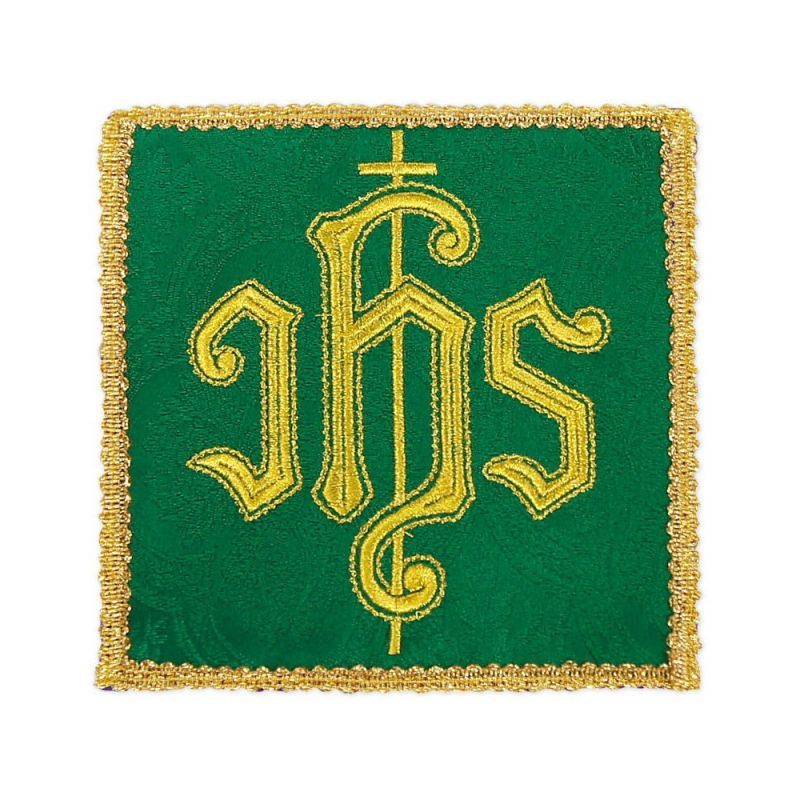 Palka haftowana, zielona IHS - Palka haftowana, zielona IHS