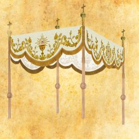 Baldachim procesyjny haftowany (8) - Baldachimy haftowane