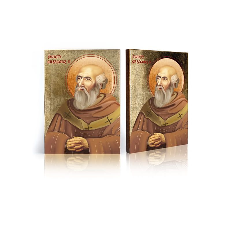 Ikona Święty Grzegorz II - Ikona Święty Grzegorz II
