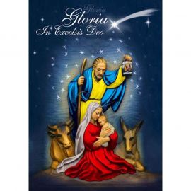 Plakat Bożonarodzeniowy – Gloria In Excelsis Deo (2) - Plakaty Bożonarodzeniowe