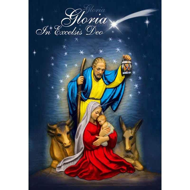 Plakat Bożonarodzeniowy – Gloria In Excelsis Deo (2) - Plakat Bożonarodzeniowy – Gloria In Excelsis Deo (2)