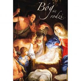 Plakat Bożonarodzeniowy – Bóg się rodzi (2) - Plakaty Bożonarodzeniowe