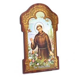 Obrazek HDF ze złotą ramką Święty Franciszek - zdjęcie 2 - Obrazek HDF ze złotą ramką Święty Franciszek