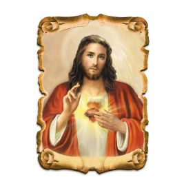 Obraz na HDF format A5 - Serce Jezusa - Obrazek religijny płyta HDF