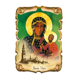 Obraz na HDF format A5 - Matka Boża Częstochowska (1) - Obrazek religijny płyta HDF