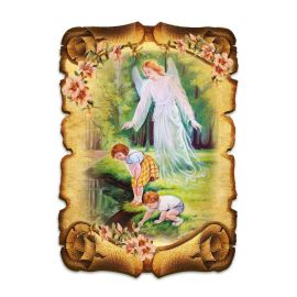 Obraz na HDF format A5 - Anioł Stróż (3) - Obrazek religijny płyta HDF