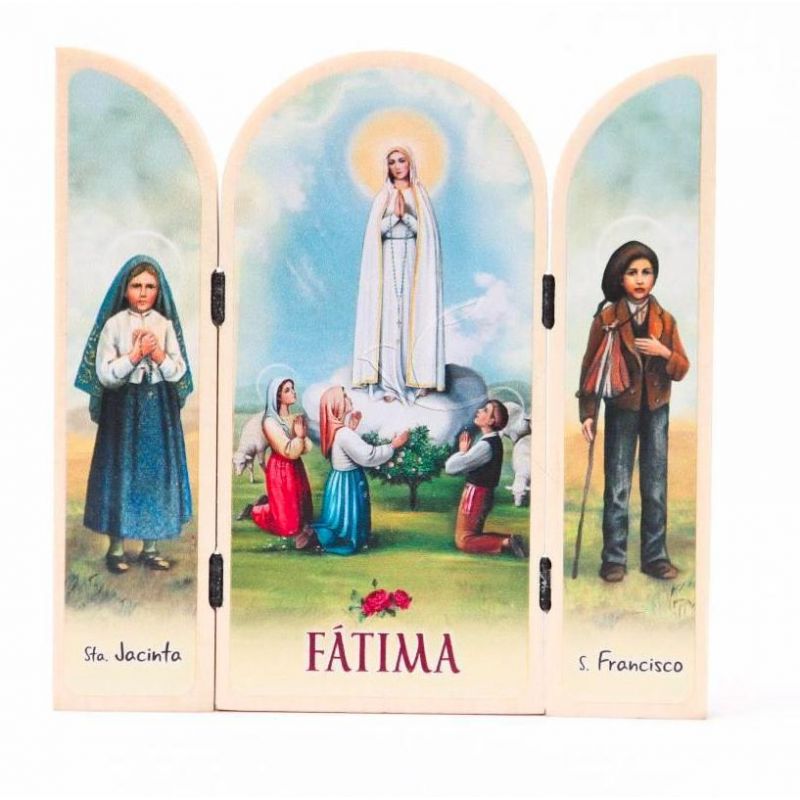 Tryptyk drewniany Fatima - Tryptyk drewniany Fatima