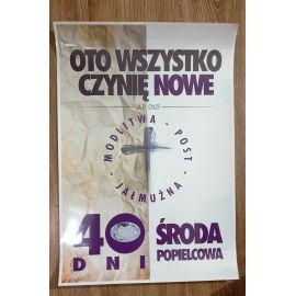 Plakat - Oto wszystko czynię nowe - PLAKATY