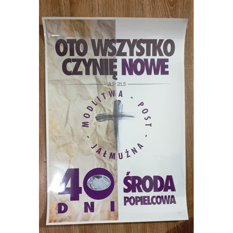 Plakat - Oto wszystko czynię nowe - Plakat - Oto wszystko czynię nowe