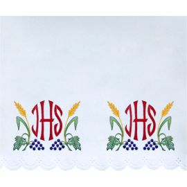 Obrus ołtarzowy haftowany (48) - OBRUSY OŁTARZOWE