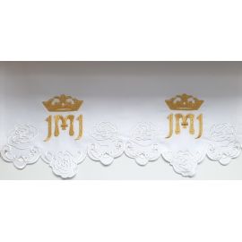 Obrus ołtarzowy haftowany - wzór eucharystyczny (214) - OBRUSY OŁTARZOWE