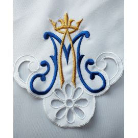 Obrus Maryjny haftowany (77) - OBRUSY OŁTARZOWE