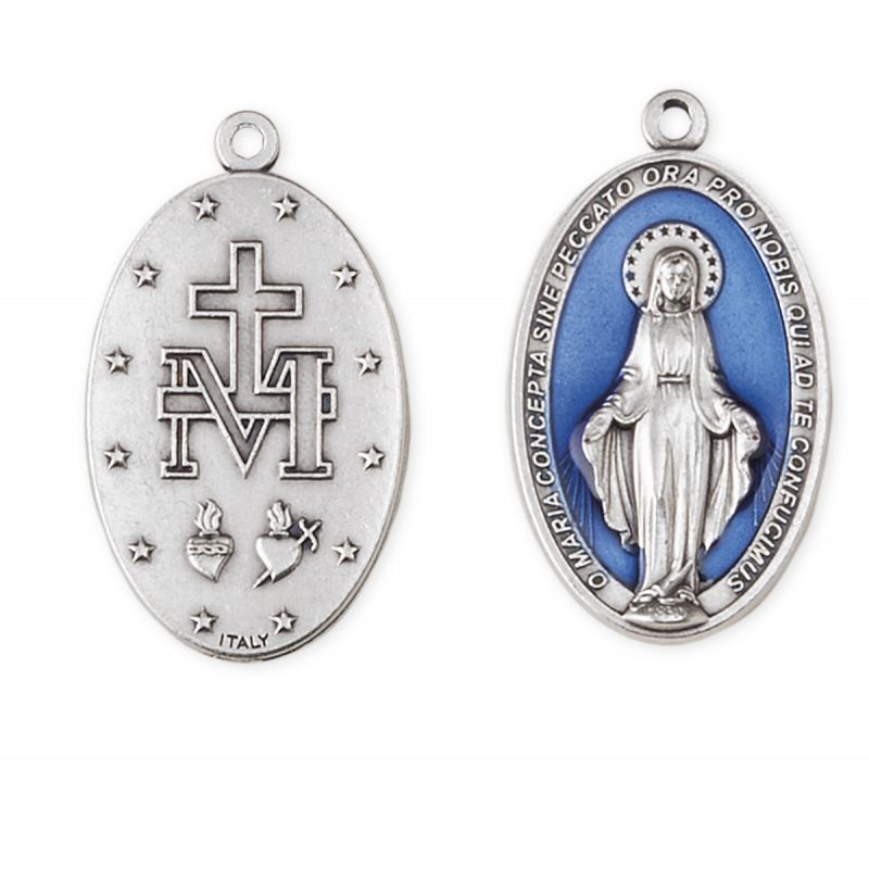 Medalik metalowy Matka Boża Niepokalana 3 cm (1) - Medalik metalowy Matka Boża Niepokalana 3 cm (1)