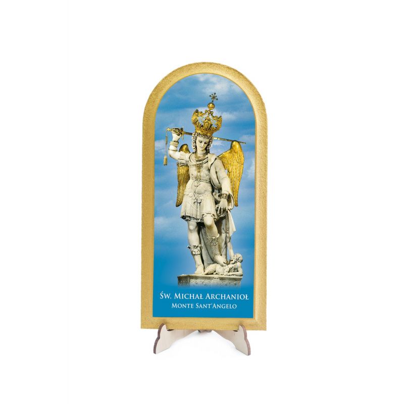 Święty Michał Archanioł - Obraz półokrągły - Święty Michał Archanioł - Obraz półokrągły