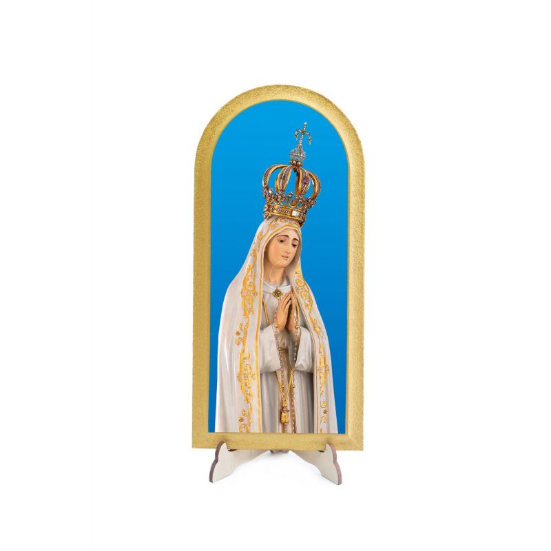 Matka Boża Fatimska - Obraz półokrągły - Matka Boża Fatimska - Obraz półokrągły