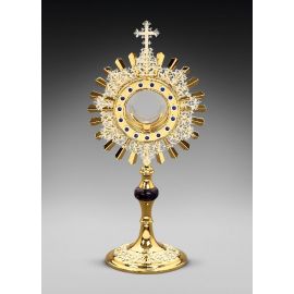 Monstrancja Maryjna, pozłacana - 51 cm (D32) - MONSTRANCJE