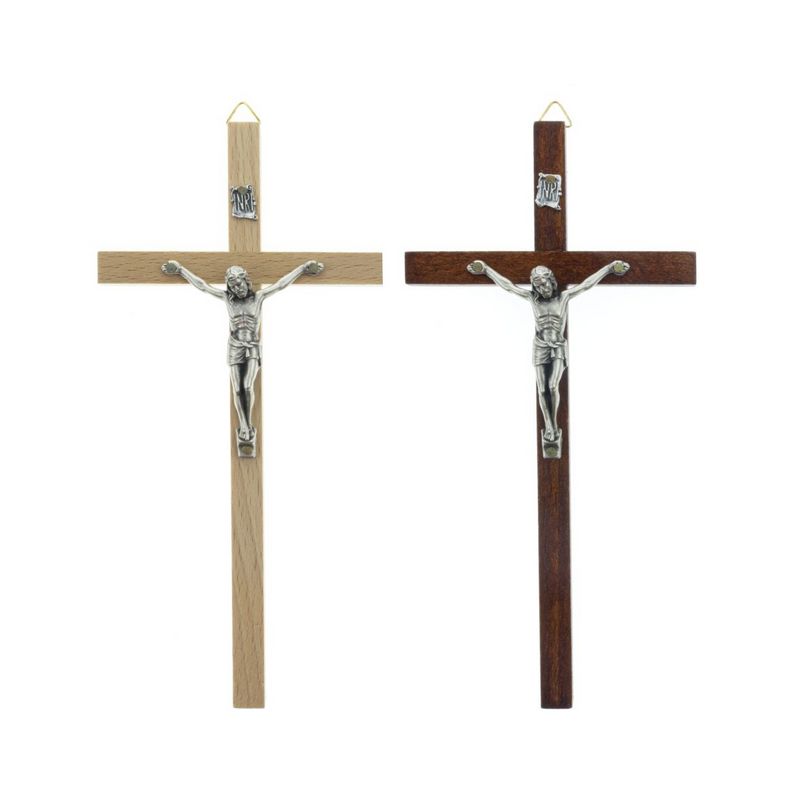 Krzyż drewniany na ścianę - 18 cm - Krzyż drewniany na ścianę - 18 cm
