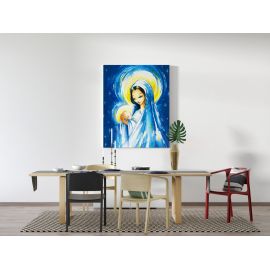 Obraz Matka Boska z Dzieciątkiem - płótno canvas (23) - zdjęcie 2 - Obraz Matka Boska z Dzieciątkiem - płótno canvas (23)